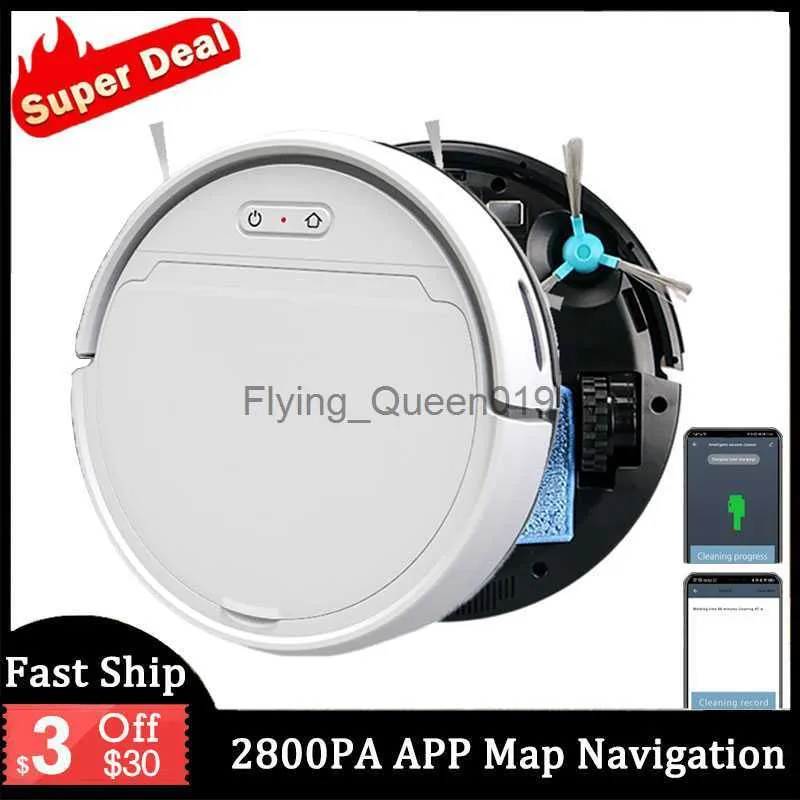 DHgate.com:2800PA Robot Vacuum Cleaner with Smart Remote Control ...