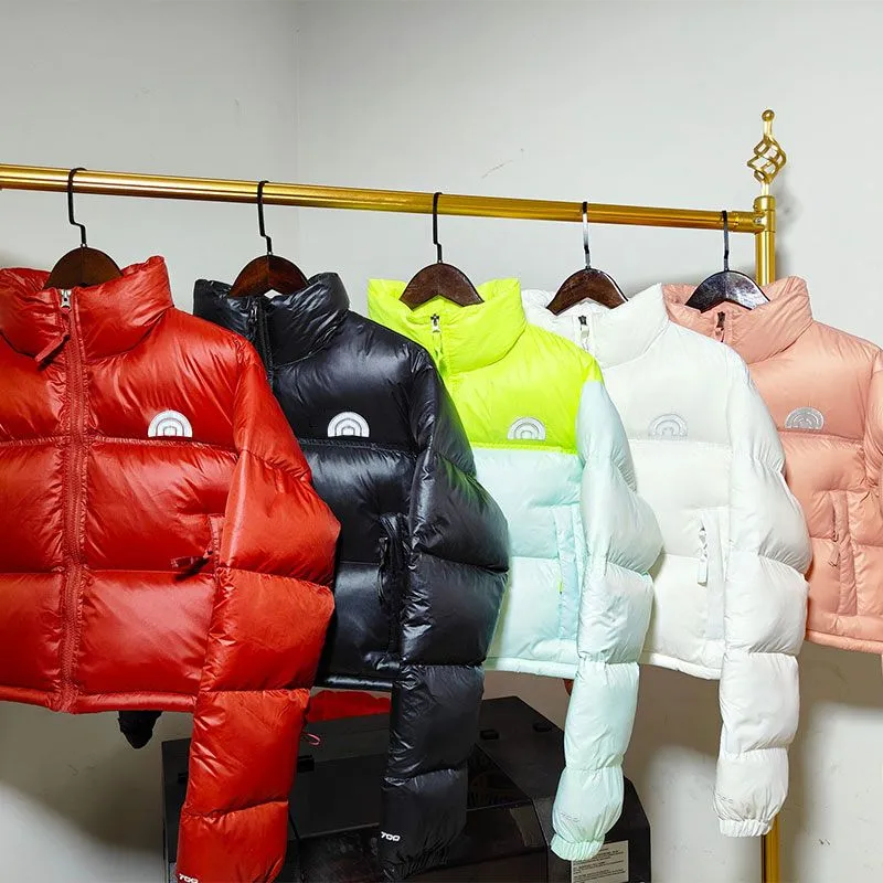 Damska krótka puffer kurtka parkas Coats designer moda w dół płaszcz zima kobieta swobodne litery puff kurtki wierzchnia s-l