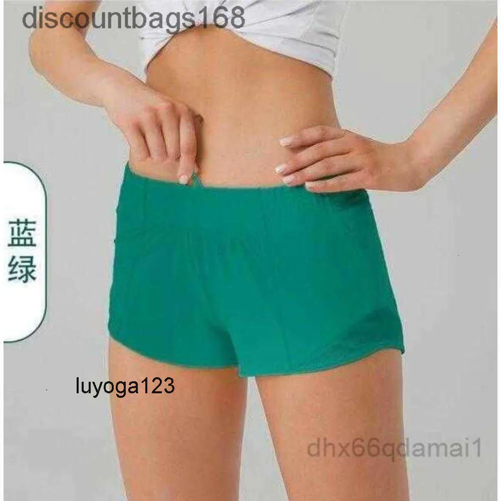 Lulus Summer Yoga Hotty Hot Shorts Oddychane Szybkie sporty sporty damskie Kieszoneczne Kieszonkowe spodne