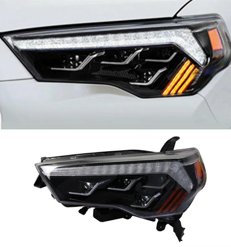 Fari auto per Toyota 4 Runner 2014-20 20 Lampade a LED Sostituzione fari DRL Fari a doppia lente