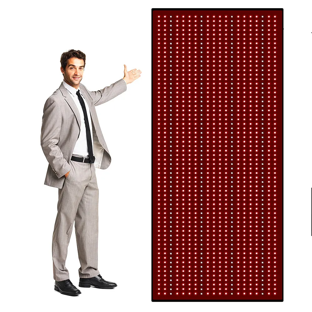 Tapis de thérapie à la lumière rouge pour tout le corps, couverture de sac de couchage 360, tapis complet pour tout le corps, couverture à lumière infrarouge 660nm 850nm