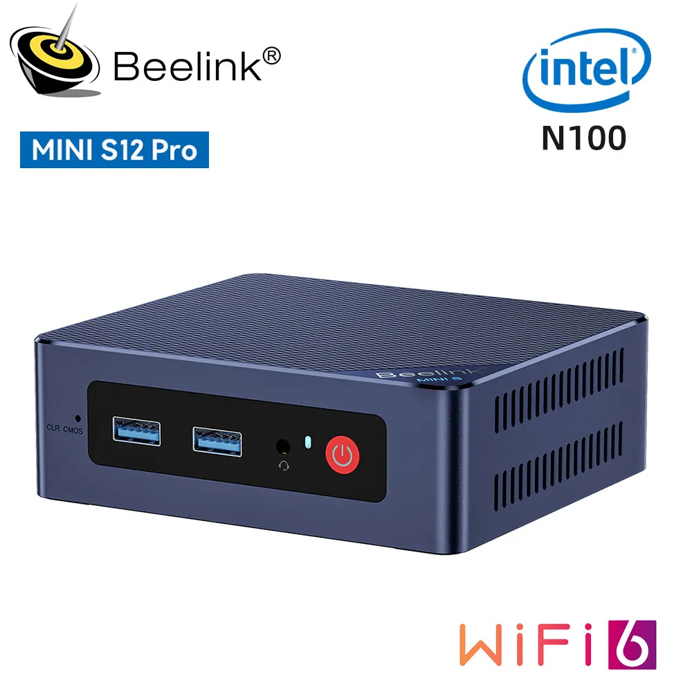 Beelink Mini S12 Pro N100 Intel N5095 Compact PC, 8GB RAM, 128GB