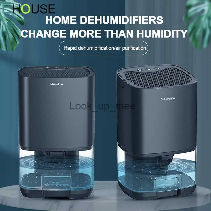 Dehumidifiers 1000ML Dehumidifier Air Purifier 2 In 1 Portable