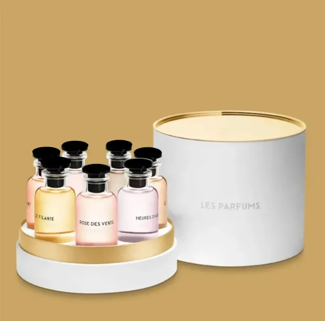 Topkwaliteit geur Les Perfume Set 10 ml 7 stuks rose/ etoile filante/ cceur battant/ attrape-reves/ matiere noire/ le jour se leve/ heures d'absence met doos snelle levering