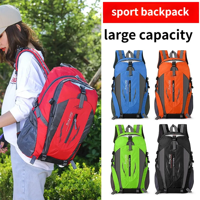 Backpacking Packs Outdoor Påsar Student Ryggsäck Vandring Travel Vattentät och slitstöd 230925