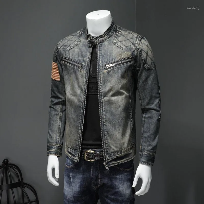 Mens short sleeve clearance denim jacket