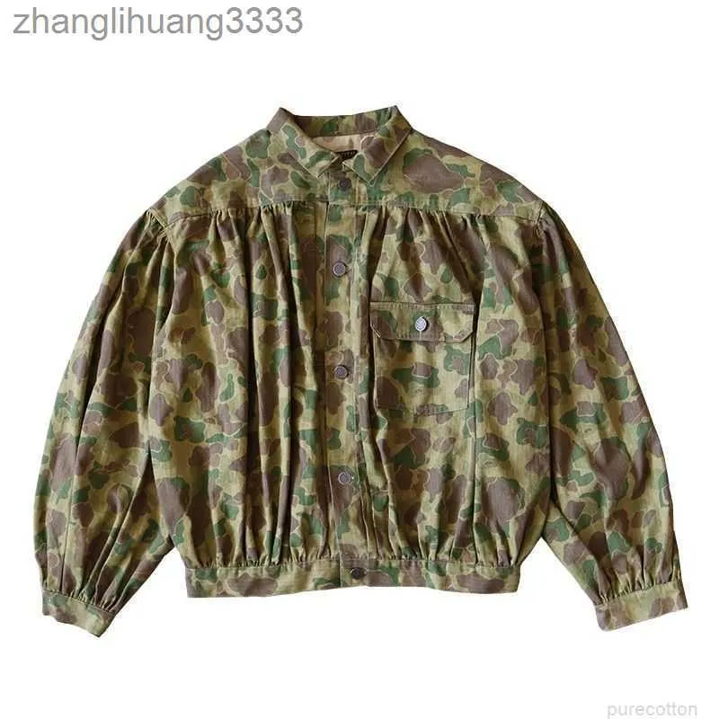 Vestes pour hommes Designer Ventes pour hommes Vestes de mode Mode Mode en plein air Coats décontractés Kapital Kountry Hirata et Hiroshi Hirata Exclusive Vanished Camo plined