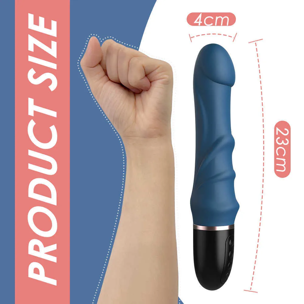 Vibradores NXY 23 cm enorme consolador vibrador para mujeres g punto vibrante vagina femenina orgasmo masturbador sexy juguetes pareja sextoy 230809