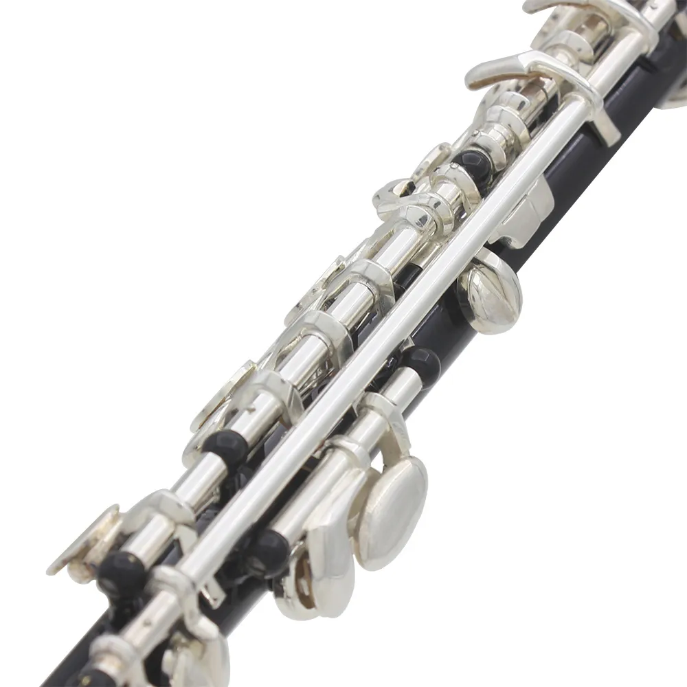 Flute C Key Half Size Silver Plated Key Nickel Brass Piccolo with Padded Case