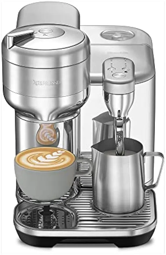 Vertuo Creatista Single Serve Espresso Machine, Brushed Stainless Steel