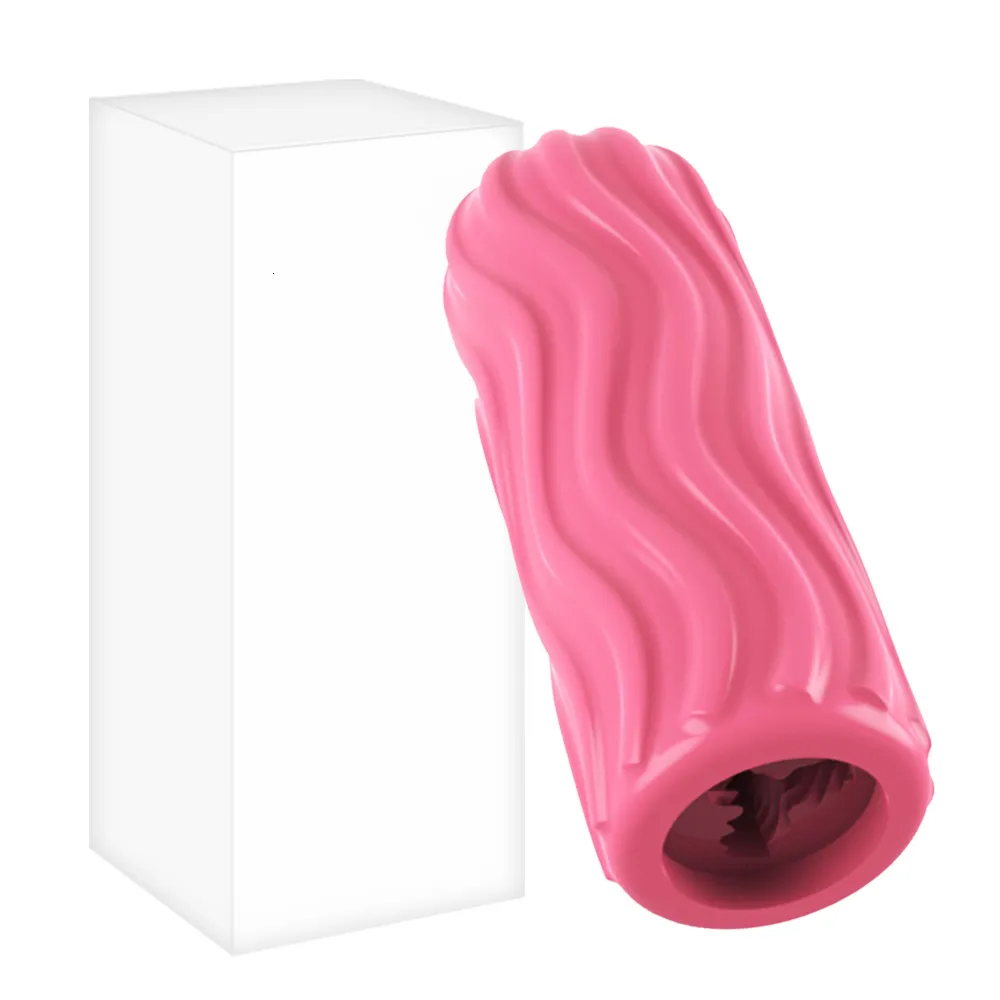 Masturbators Male Masturbator Cup Soft Pussy Sex Toys Realistic Vagina Vuxen Endurance Träning Produkter Vakuumficka för män 230925