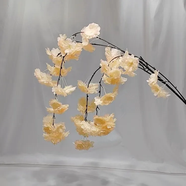 Fiori artificiali appesi a fiore di ciliegio ramo per decorazioni per matrimoni