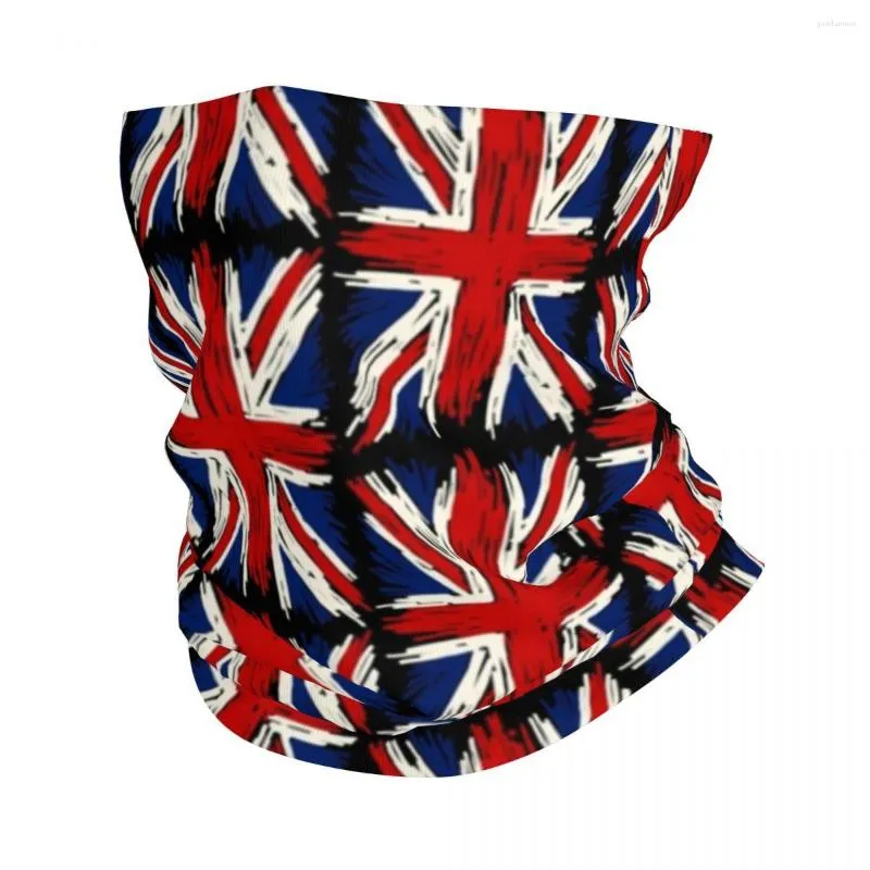 Écharpes britanniques drapeau britannique Union Jack Bandana cou couverture royaume cagoules écharpe écharpe multifonctionnelle cyclisme équitation pour hommes hiver