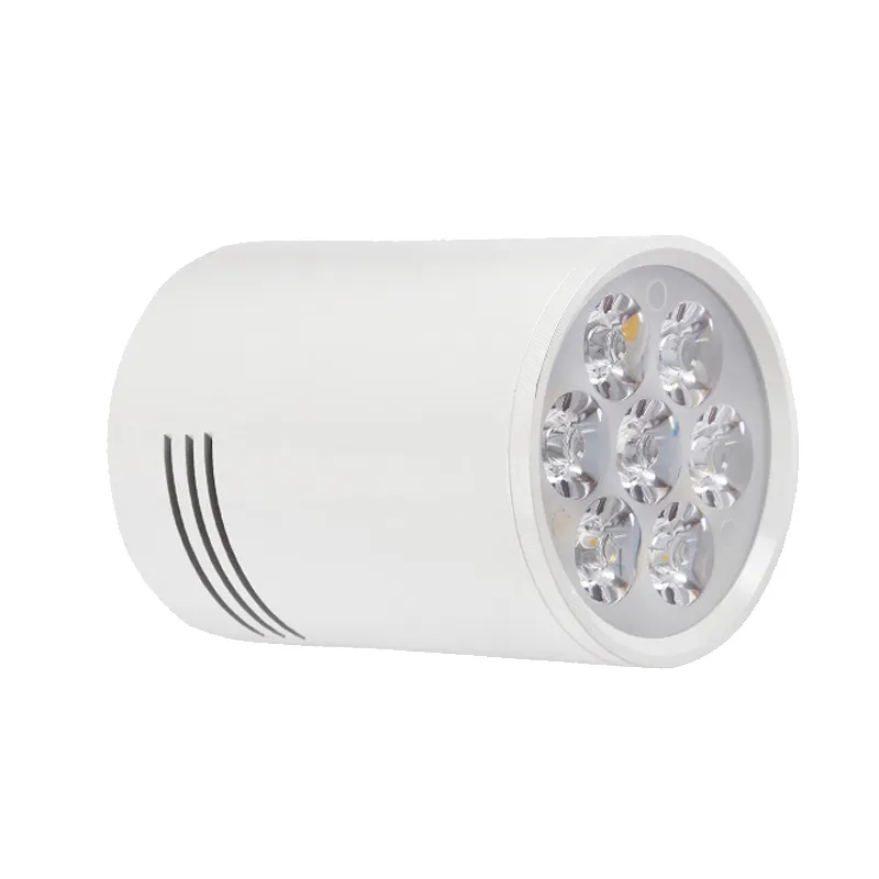 5pcs 7W Surface Mount LED Spotlight للإضاءة الداخلية وتركيبات السقف مناسبة لغرف النوم أو المتاجر