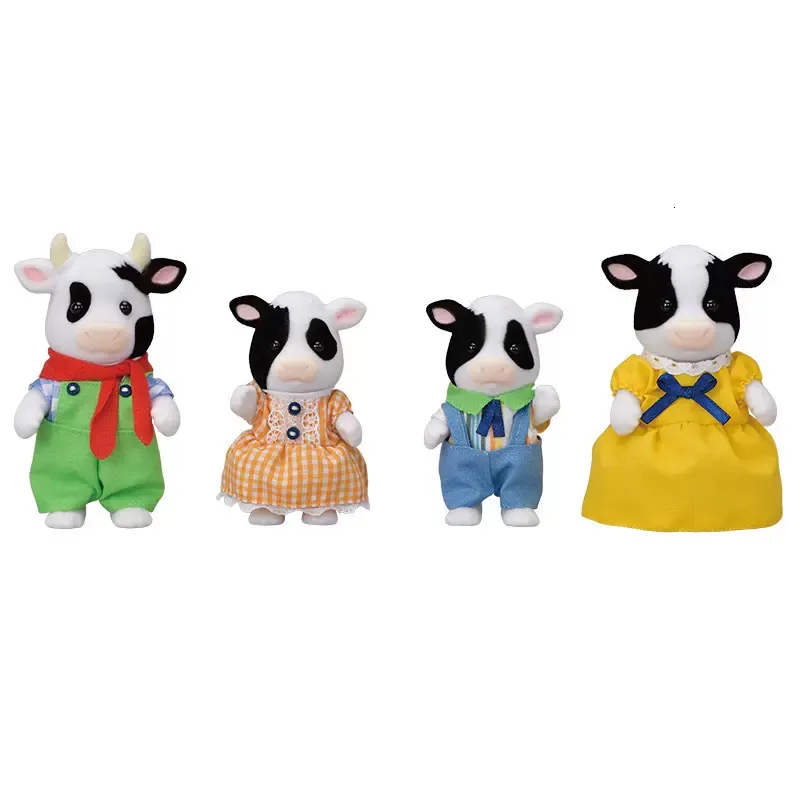 Tools Workshop Sylvanian Families Buttercup Friesian Cow Family 4-teiliges Set zum 35-jährigen Jubiläum in limitierter Auflage in Box 5618 230925