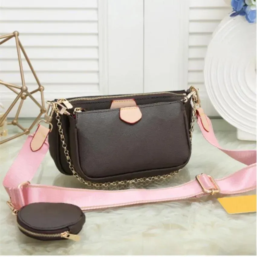 7a designers mode klaff crossbody väskor 2021 märke lyxiga designers kvinnor väska guldkedja axelväska rosa pochett kuvert plånbok svart