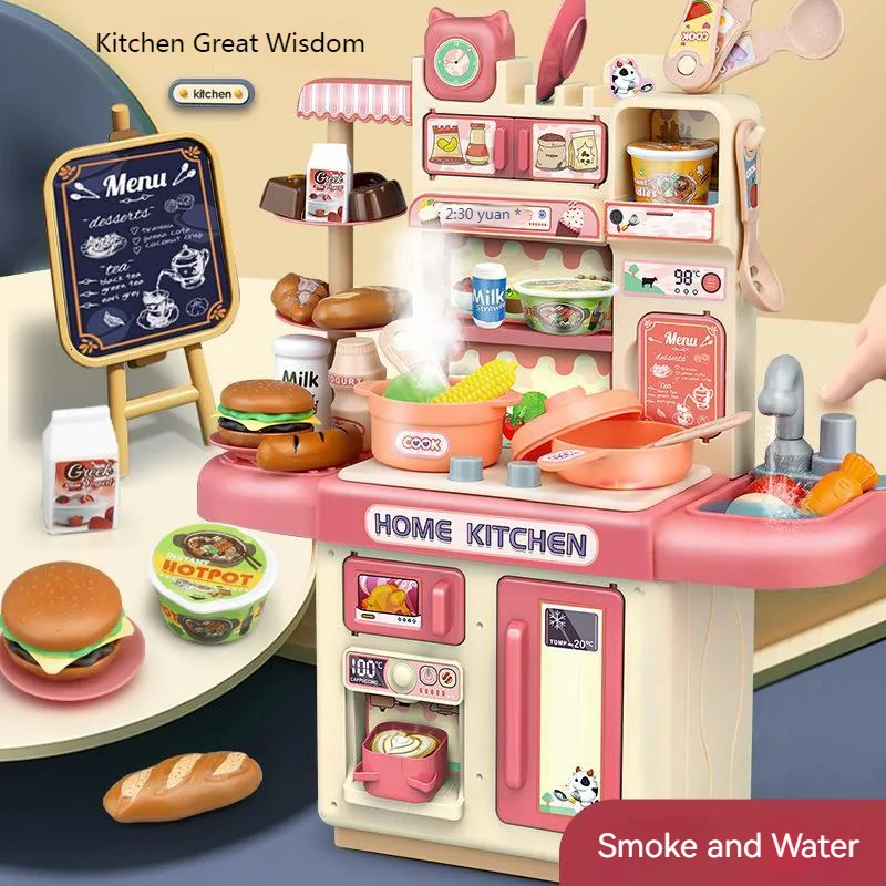 Cuisines Jouer Simulation alimentaire Cuisine Jouets Maison Ensemble de cuisine Garçons et filles Bébé Mini Batterie de cuisine Cadeaux de Noël pour enfants 230925