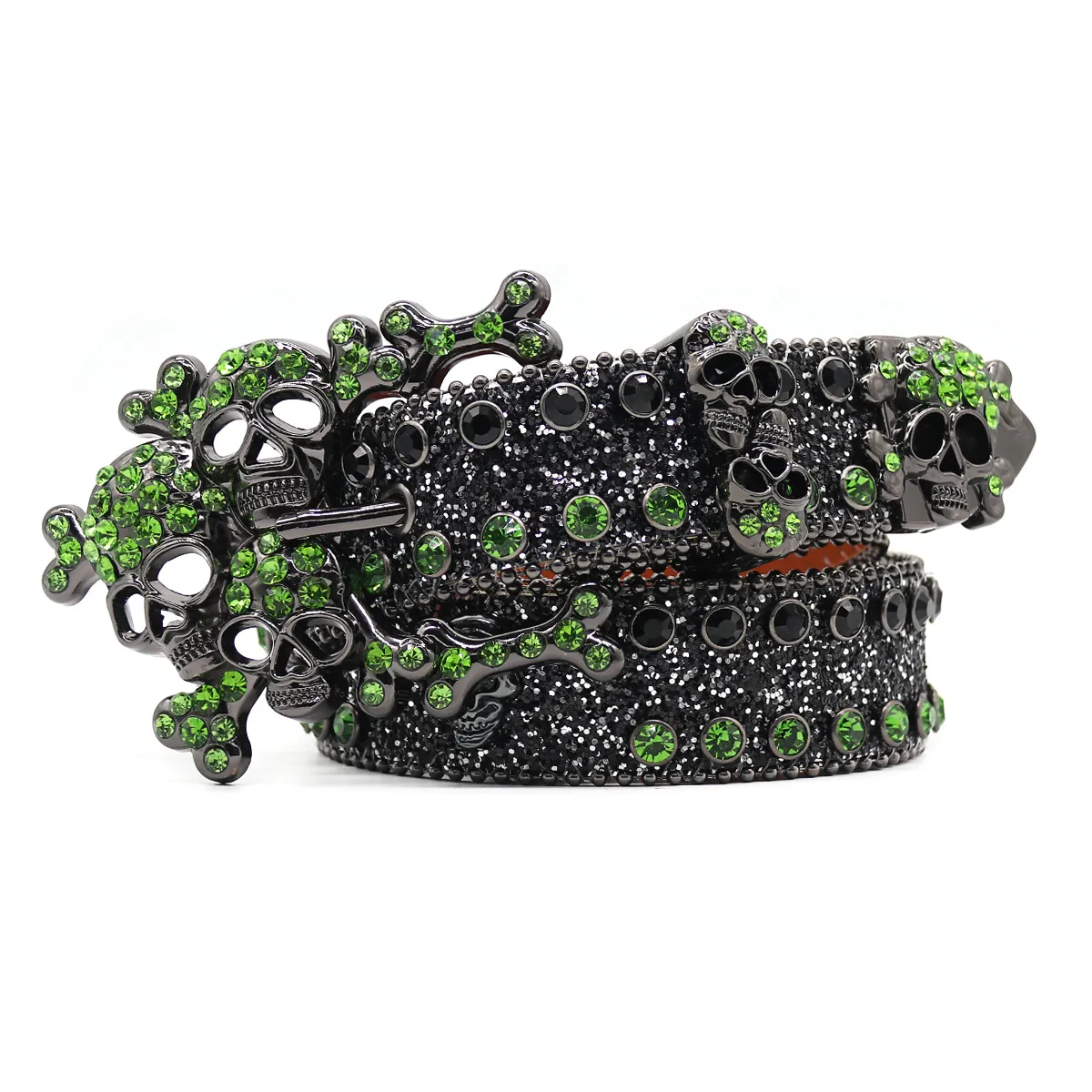 voor mode bb simon riemen schedel rhie tailleband PU punk trend Halloween cadeau cinture designer vrouw led slanke riem_voghion.com