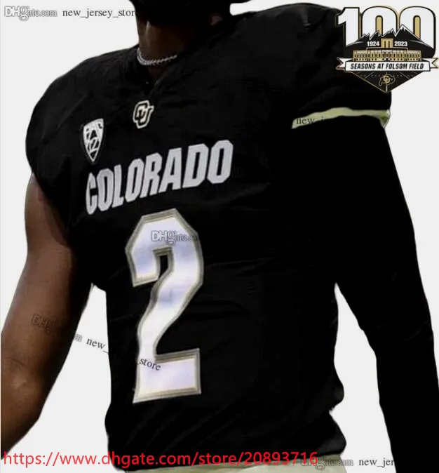 Custom S 6XL NCAA 2023 New Legend Football Colorado Buffaloes 2 Shedeur