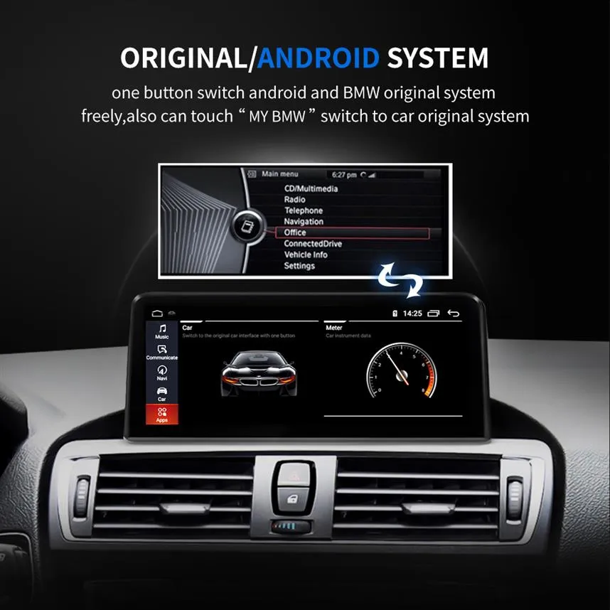 Android 10 System Car Player Radio stereo stereo dla BMW F20 F21 F22 F23 12-16Y WiFi Carplay IPS ekran dotykowy GPS Navi Multimedia277Q