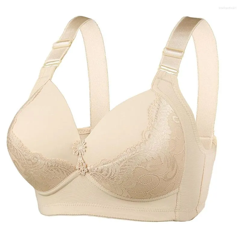 Bras Wide Strap Large Size For Womens Push Up Gather Brassiere