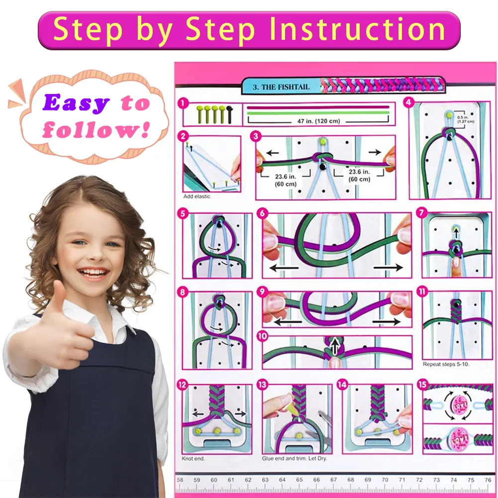 Jouet Cadeau Pour 6-9 Ans Filles, Arts Artisanat Bijoux Kit de Fabrication Pour Enfants Fille Age 6-11 Anniversaire Cadeau Jouets Bracelet Artisanat Set Pour 7 8 9 10 Ans O | Fruugo CH Jouet Cadeau Pour 6-9 Ans Filles, Arts Artisanat Bijoux Kit de Fabrication Pour Enfants Fille Age 6-11 Anniversaire Cadeau Jouets Bracelet Artisanat Set Pour 7 8 9 10 Ans O | Fruugo CH