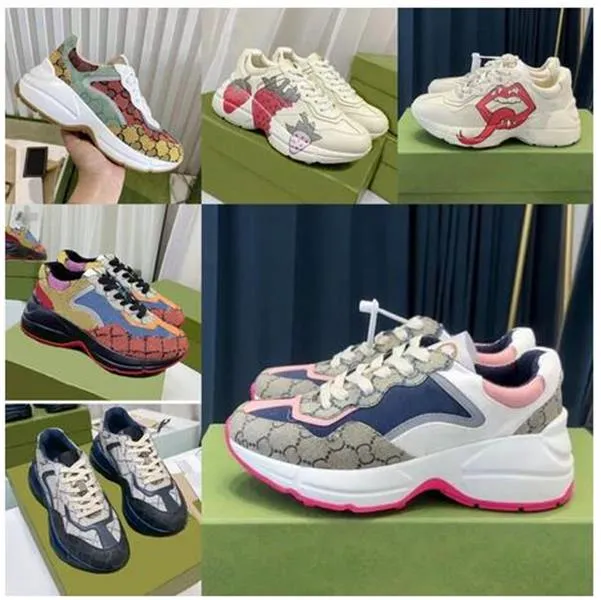 2024 vendita calda scarpe firmate scarpe da ginnastica di lusso scarpe moda scarpe casual beige scarpe da ginnastica da uomo stampa retrò da donna taglia 35-45