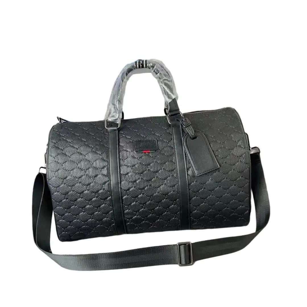 DHgate.com:Premium Leather Travel Duffle Bag: Stylish Unisex
