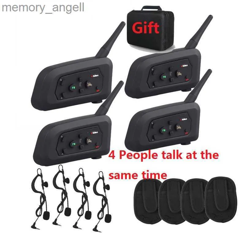 Walkie Talkie 4 User Football Referee HeadsetV4 Plus V4C 1200M Full Duplex Bluetooth