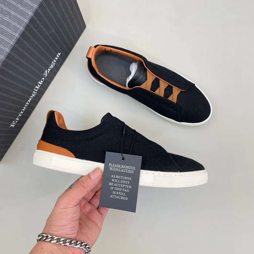 2024 New Designer Shoes Sapatos de vestido Mens Zegna Lace-up Business Casual Casual Casual Party Social Couather Leature Lightweight Sneakys Freners Formal 8312