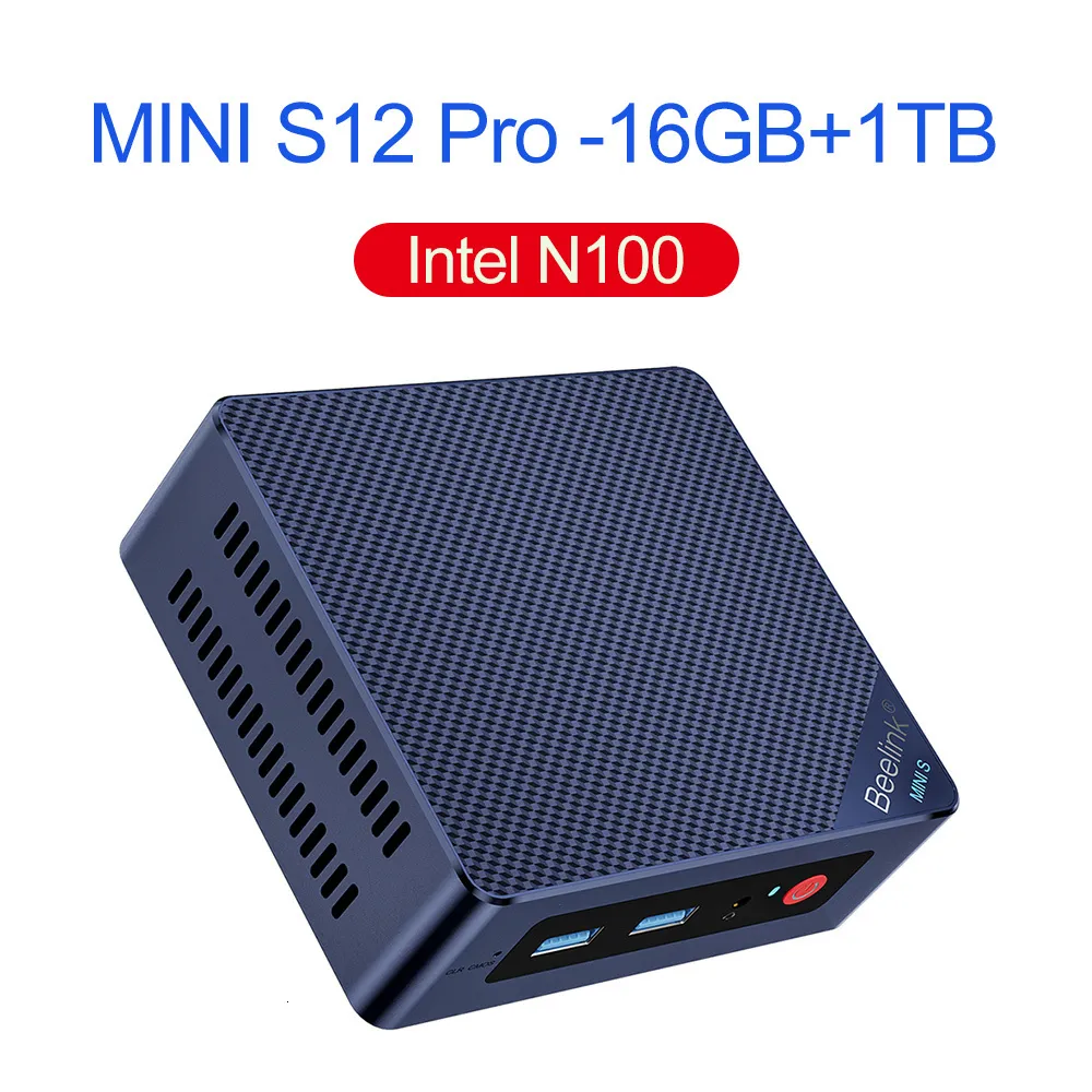 Beelink Mini PC S12 Pro N100 Intel 12th Gen N95 DDR4 8GB/16GB