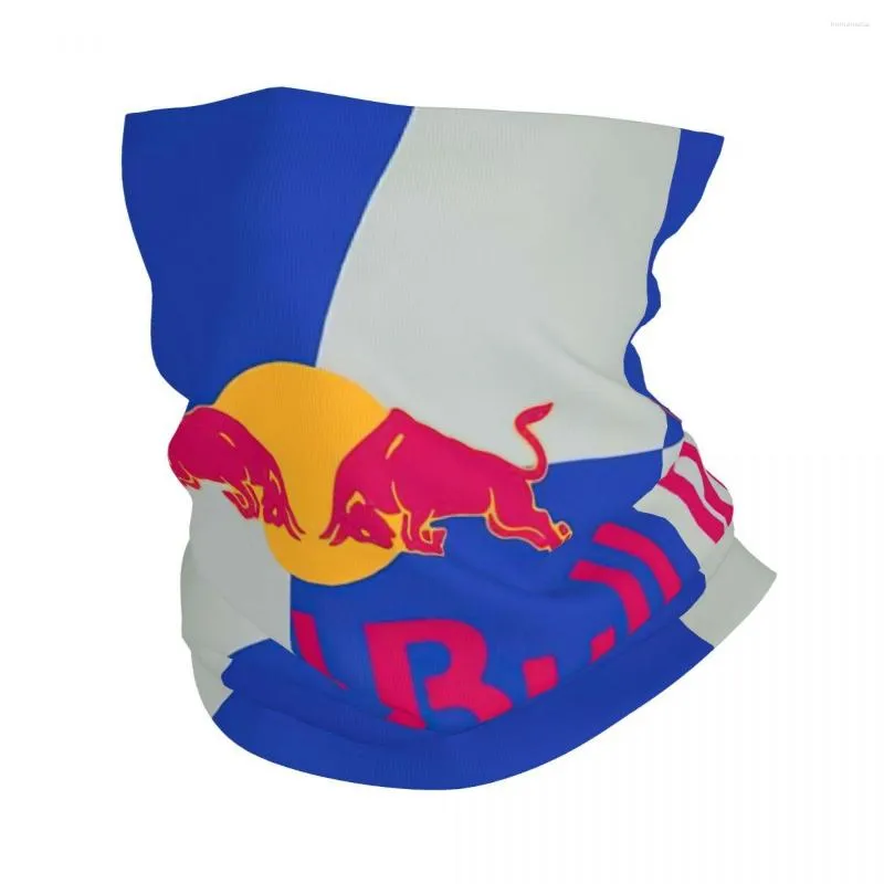 Scarves Red Double Bull Bandana Neck Cover Printed Balaclavas Wrap Scarf Multifunctional Headband Fishing For Men Women Adult Winter