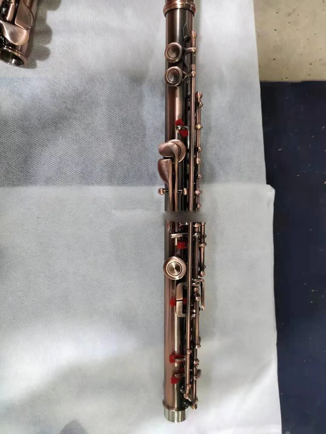 Новое поступление C флейта 16 клавиш закрытого диаметра античная латунь качественный инструмент с футляром