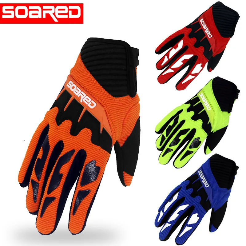 Sports Gloves SOARED 3-12 years Old Kids full Finger Cycling Gloves Skate Sports Riding Road Mountain Bike Gloves for Children Boys and Girls 230925