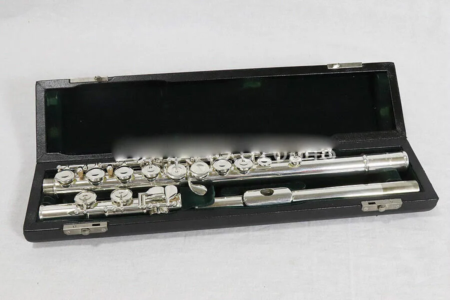 PF-525 E biały miedziany flet w C 16 Klucz zamknięty flet E Klucz srebrny