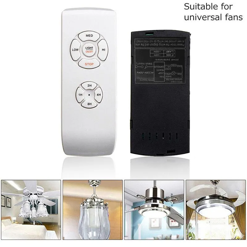 110V 220V Fan Lamp Controllers Switch Smart Ceiling Fan Light App Control Receiver Remote 30 Meter Distance