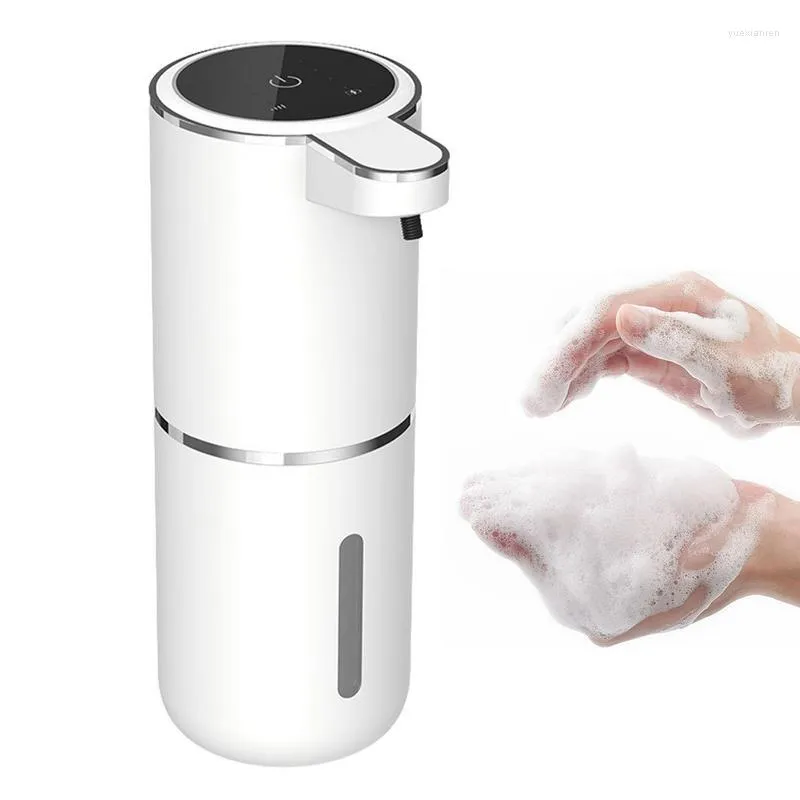 Liquid Soap Dispenser Automatisk beröringslös 800mAh USB -uppladdningsbar skummande handtvättarrangör för Wahroom