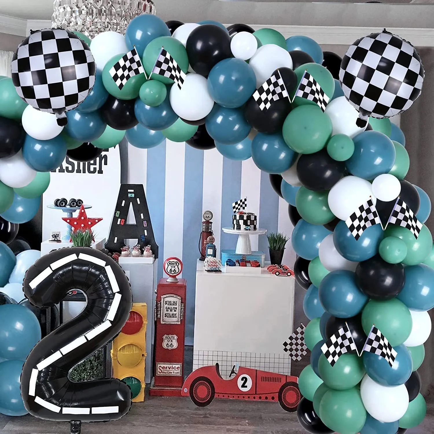 Sursurprise Cookie 1st Birthday Decorations, 7 * 5 Ft One Sweet Boy Backdrop Banner