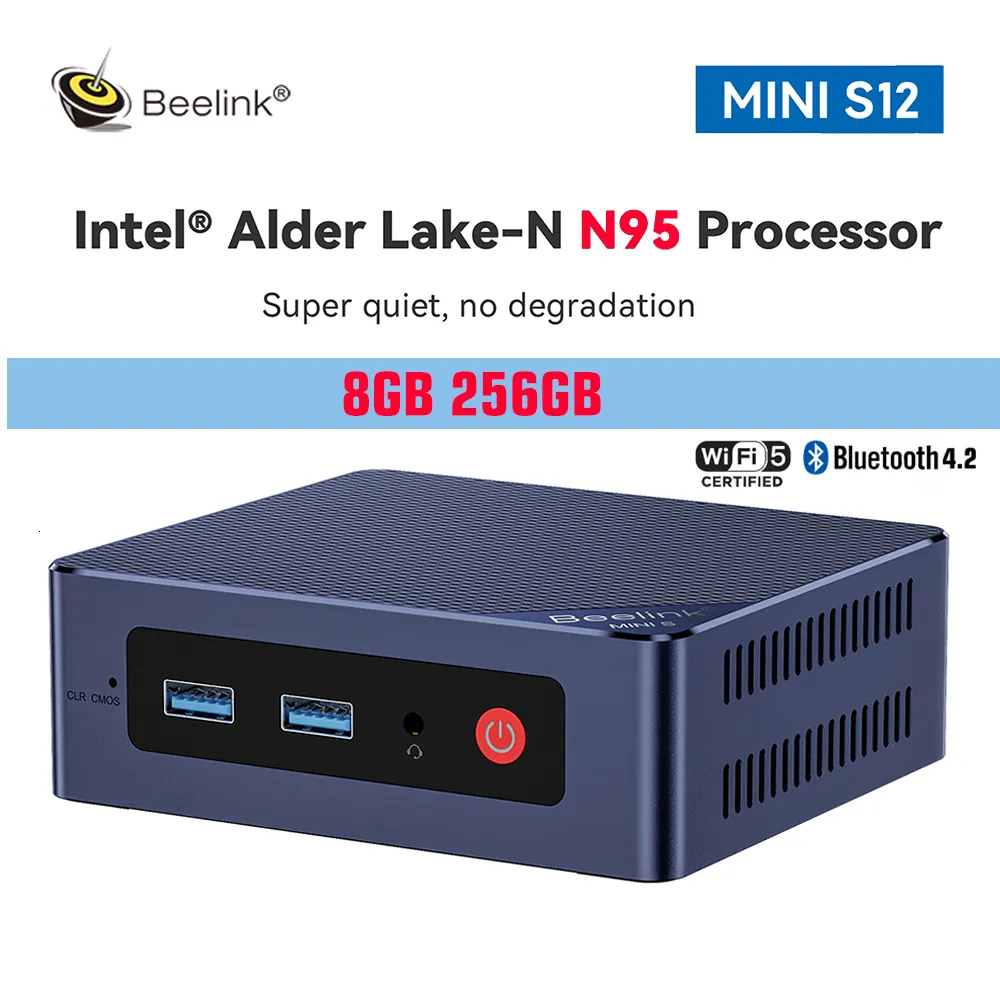 Beelink Mini S12 Pro N100 Mini PC Intel 12th Gen N95, 8GB DDR4 