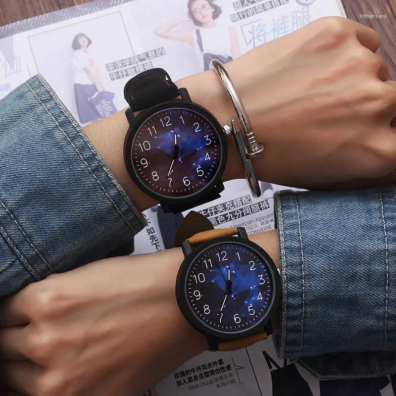 Wristwatches 2023 Men Watch Sport Watches Casual Quartz Wristwatch Leather Mens Reloj Hombre Drop Horloges Mannen