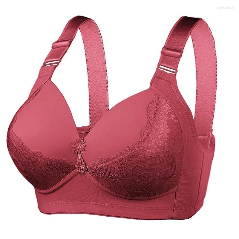 Bras Wide Strap Large Size For Womens Push Up Gather Brassiere