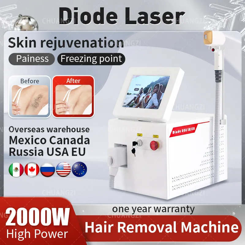 Diodlaser hårborttagning professionell maskin20 miljoner skott med laser smärtfri depiladora laserepilator för skönhetsutrustning