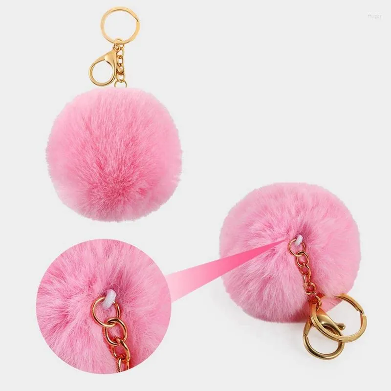 Ganci 144 Pezzi Portachiavi Pon Pon Fai Da Te Portachiavi Con Pompon In  Pelliccia Sintetica Con Chiusura A Moschettone E Anello Di Salto Da 24,54 €