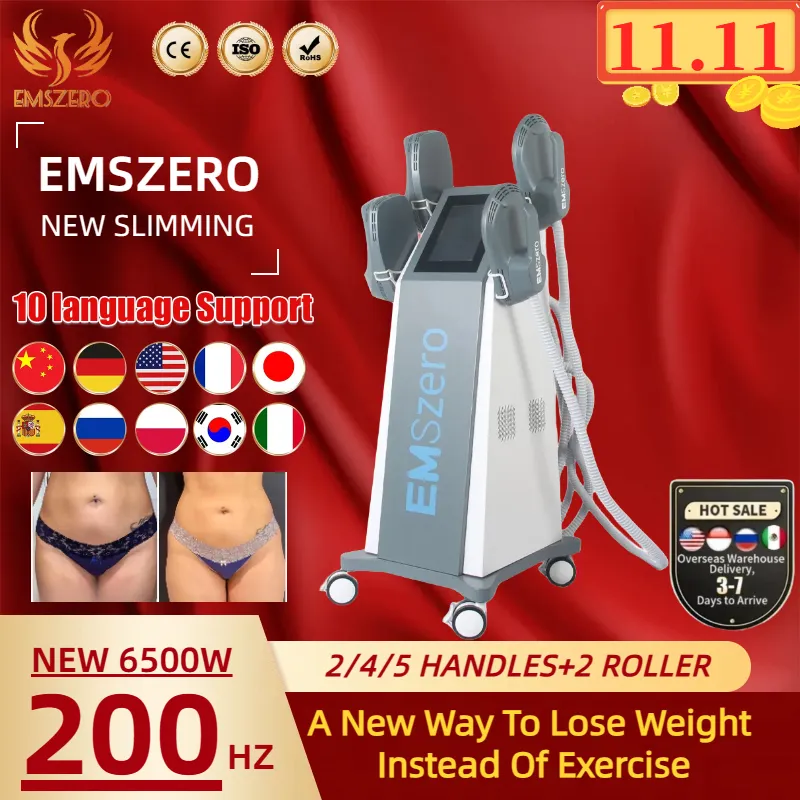 11.11 Sale dls-EMslim Beauty Items HI-EMT slimming machine EMS Muscle Stimulation fat burning body shaping sculpting beauty equipment