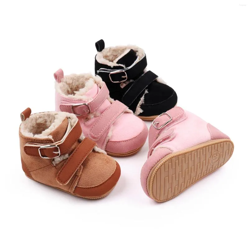 Laarzen Geboren Meisjes Sneeuw Winter Leuke Enkel Warme Baby Wandelschoenen Voor Peuter Baby