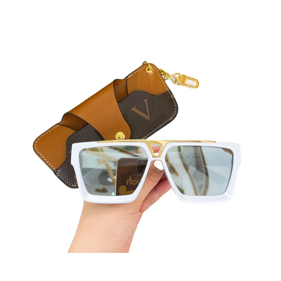 Óculos de sol masculinos óculos de sol de grife de luxo personalizado simples quadrado óculos quadrados grandes