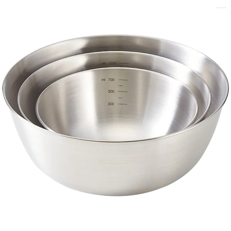Mugs Baking Mixing Bowl Bowls Handle Kitchen Accessory Food Prep Stainless Steel Fruit