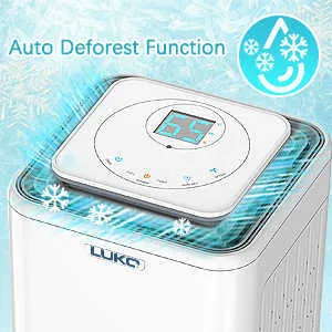 dehumidifier with auto deforest function