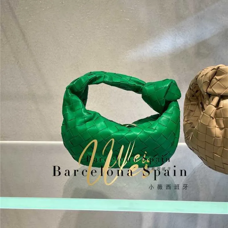 Borsa firmata Jodie Bottegass Mini borsa a tracolla in pelle con gnocco intrecciato spagnolo Logo Venetass