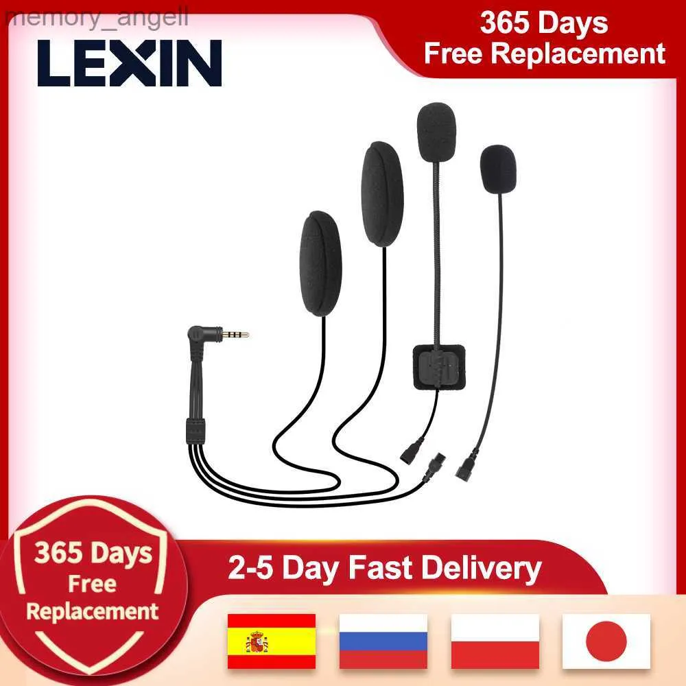 Бренд Walkie Talkie Lexin, интерком, аксессуары для наушников для LX-B4FM B4FM-X, Bluetooth-шлем, домофон, разъем для наушников, разъем для внутренней связи, HKD230925